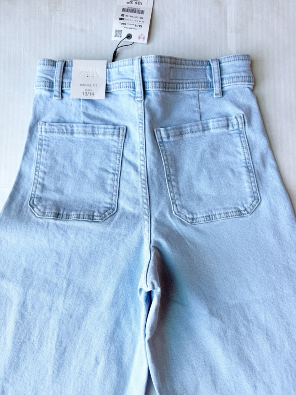 Zara Girl New Marine Fit Wide Leg Jeans in Light Blue wash
NWT - Picture 9 of 16
